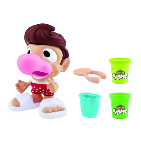 Play-Doh Slime Snotty Scotty Funny Toy for Children Aged 3 and Up with 2 Pots of Slime Snot