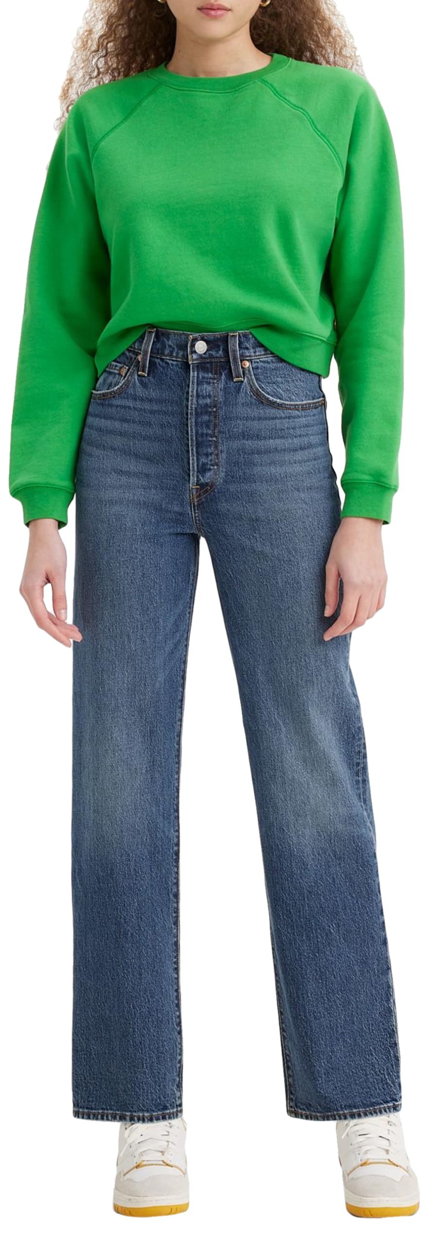 Levi's Women's Ribcage Full Length Jeans, Valley View, 28W / 32L