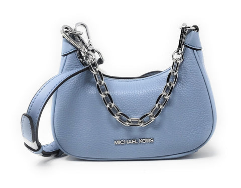 Michael Kors Cora Mini Zip Top-Handle Satchel (Pale Blue)