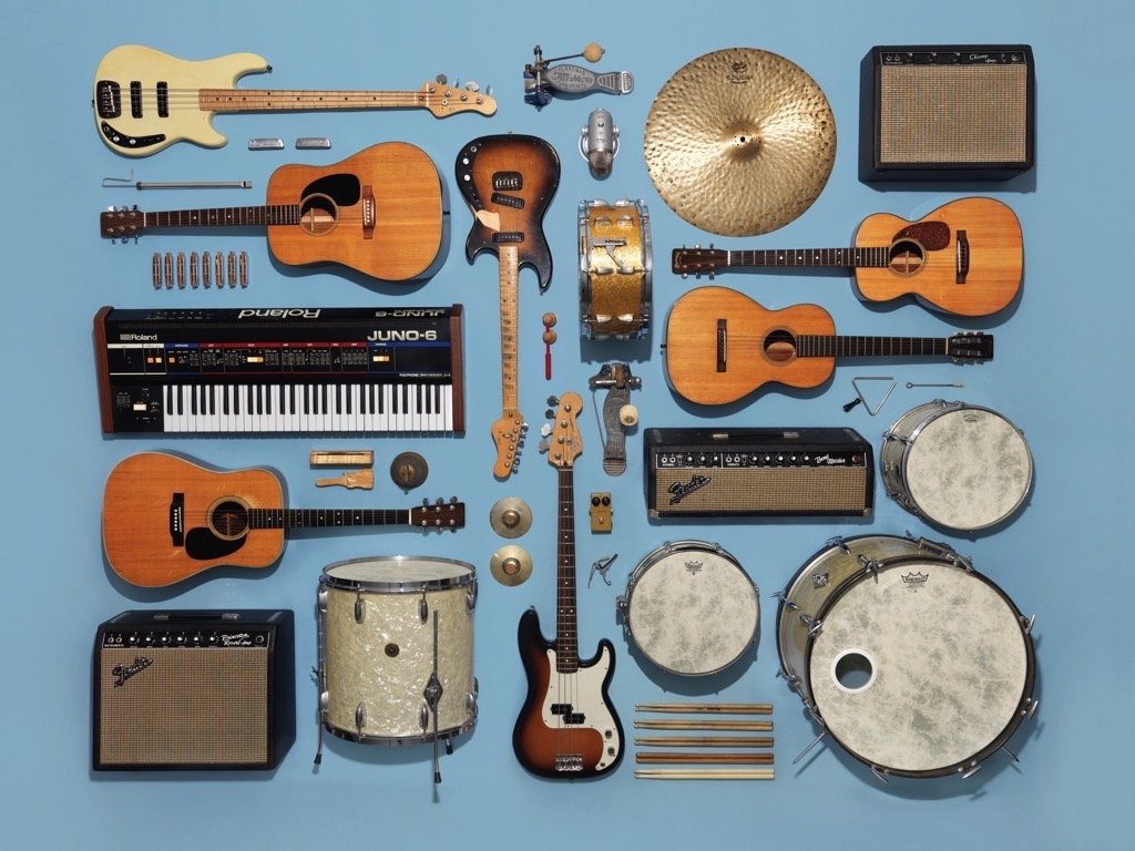 New York Puzzle Company - Jim Golden Instrument Collection - 500 Piece Jigsaw Puzzle for Adults by Jim Golden