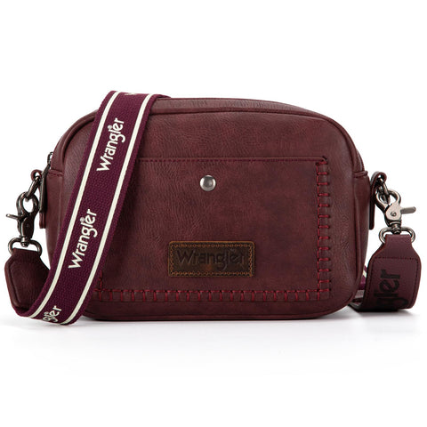 Wrangler Crossbody Bag for Women Camera Purse with Wide Strap WG90-819PP