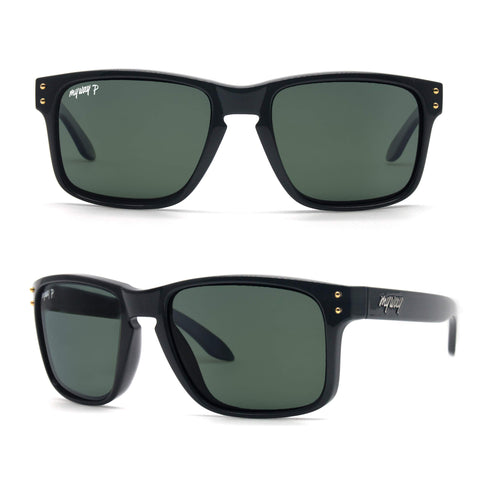 Myway italian Style Sunglasses Real Polarized Plastic Glass
