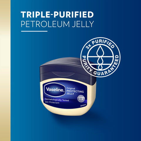 Vaseline Original Petroleum Jelly moistruiser skin care for cracked, dry skin and eczema relief 6x 250 ml