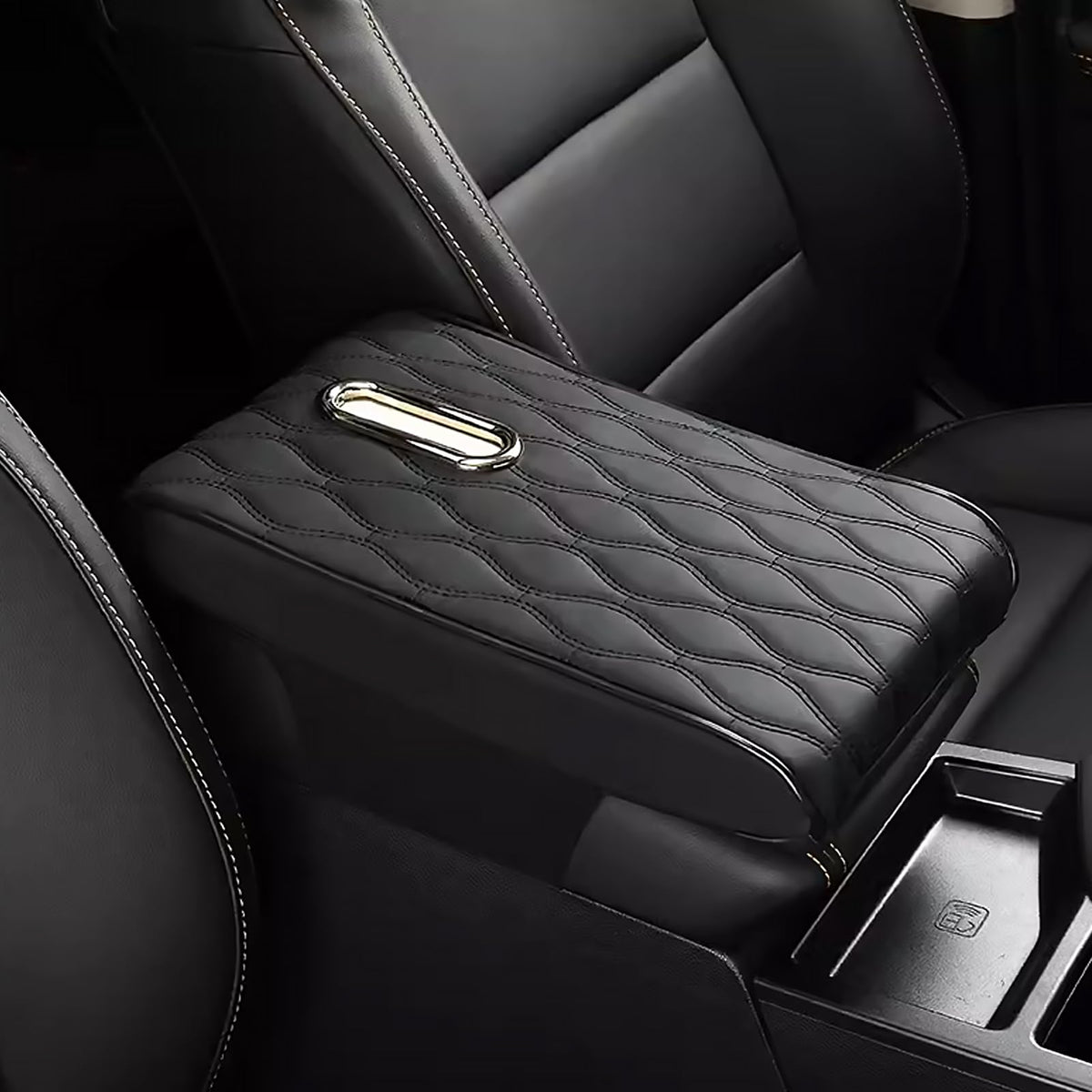 MODEXO Armrest Cushion for Infiniti Sedan M/Q70/Q50/Q45/Q60 Coupé 3-Doors/Sedan 5-Doors Car Center Console Pad,Arm Rest Cushion for Most Vehicle,SUV,Truck,Car Armrest Pad,A