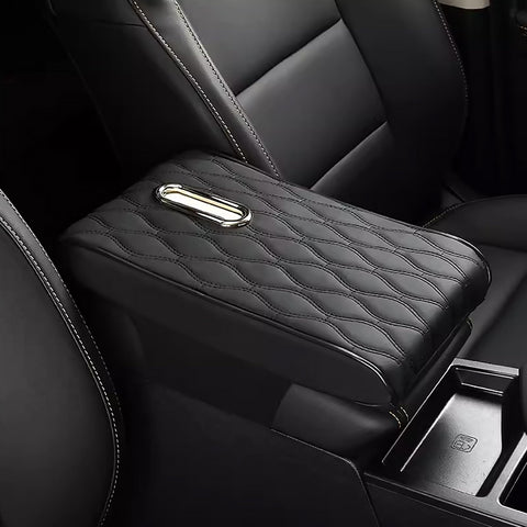 MODEXO Armrest Cushion for Infiniti Sedan M/Q70/Q50/Q45/Q60 Coupé 3-Doors/Sedan 5-Doors Car Center Console Pad,Arm Rest Cushion for Most Vehicle,SUV,Truck,Car Armrest Pad,A
