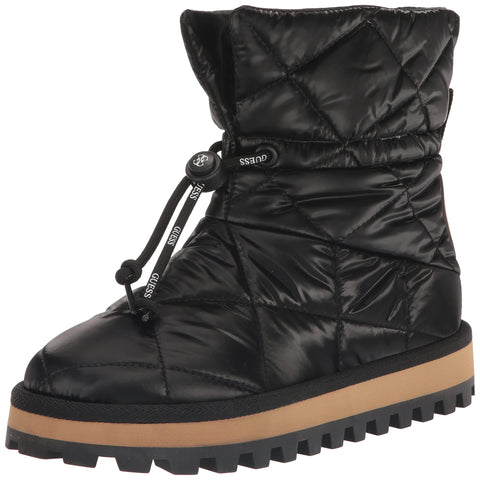 Guess Women's LEIAN Ankle Boot, Black 001, 7.5