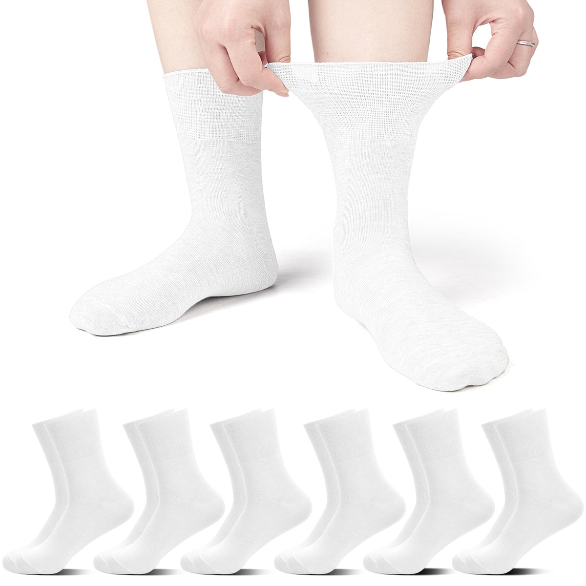 HYCLES Mens Black Socks Cotton Socks for Men and Women Thin mens socks for Office, Business and Casual UK Size 9-11