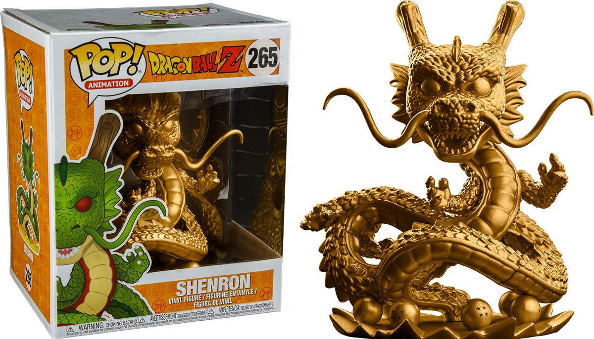 POP Funko Dragon Ball Z Shenron Gold #265 6" Vinyl Figure