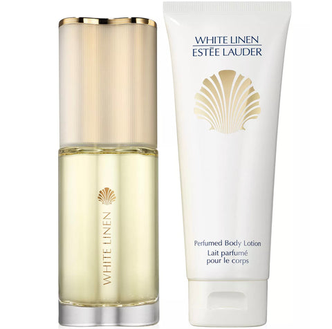 estee lauder white linen 2 oz eau de parfum and 3 oz body lotion