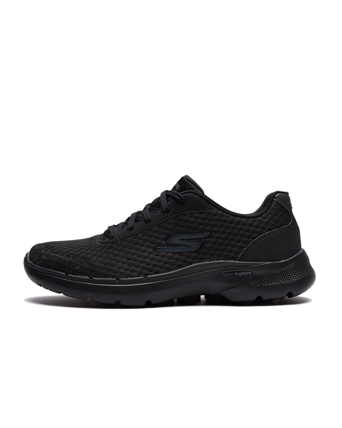 Skechers Women's GO Walk 6-Iconic Vision Sneaker, Black, 11