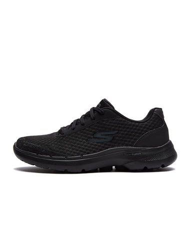 Skechers Women's GO Walk 6-Iconic Vision Sneaker, Black, 11