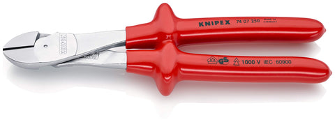 Knipex 74 07 250 High Leverage Diagonal Cutters 9,84" mit chrome plated Zange