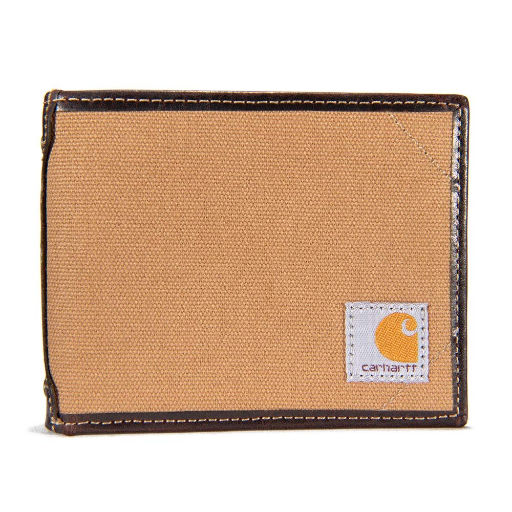 Carhartt Men's B0000227 Canvas Passcase Wallet - One Size - Carhartt Brown