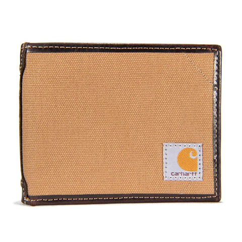 Carhartt Men's B0000227 Canvas Passcase Wallet - One Size - Carhartt Brown