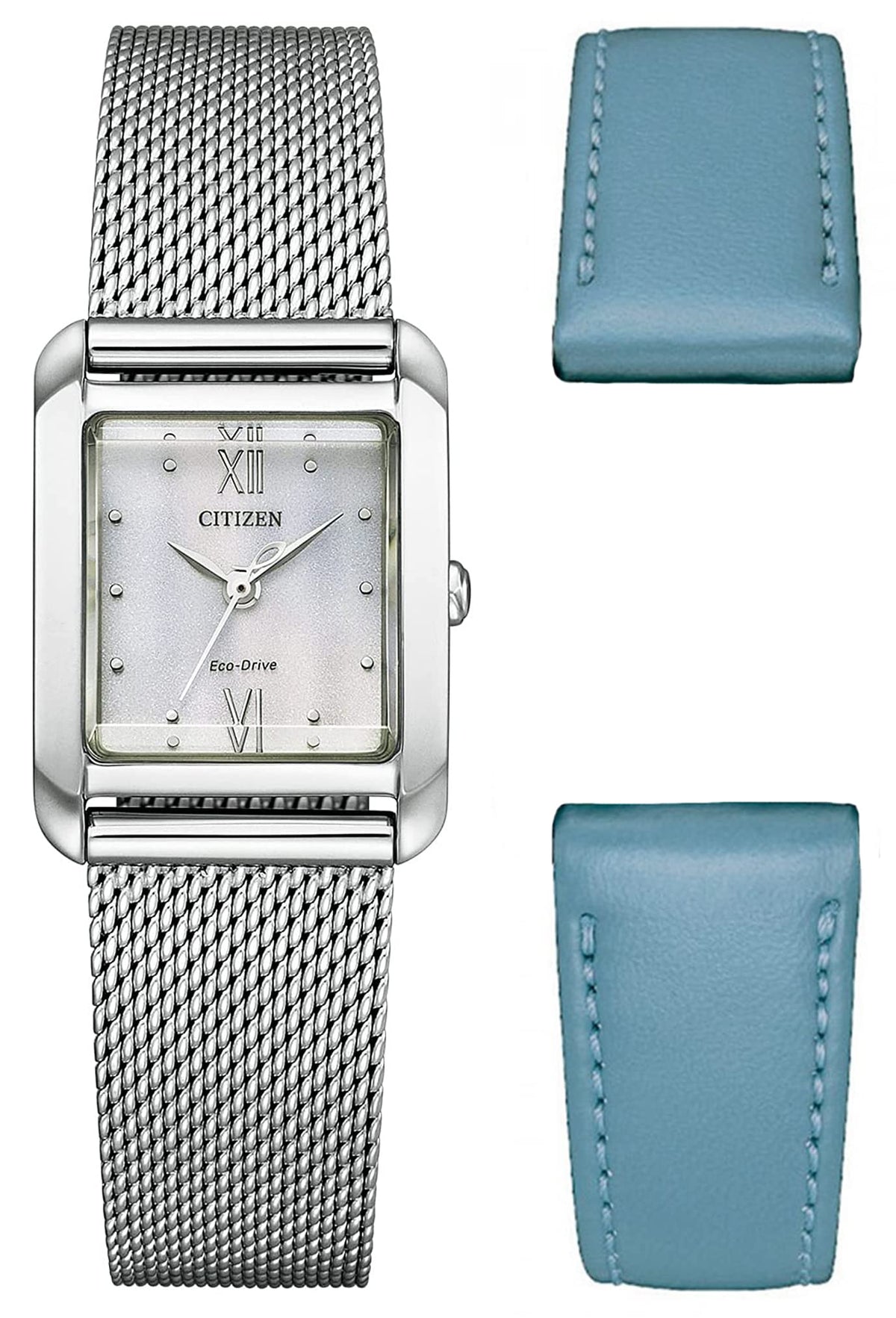 Citizen Men Analogue Eco-Drive Watch with Stainless Steel Strap EW5590-62A