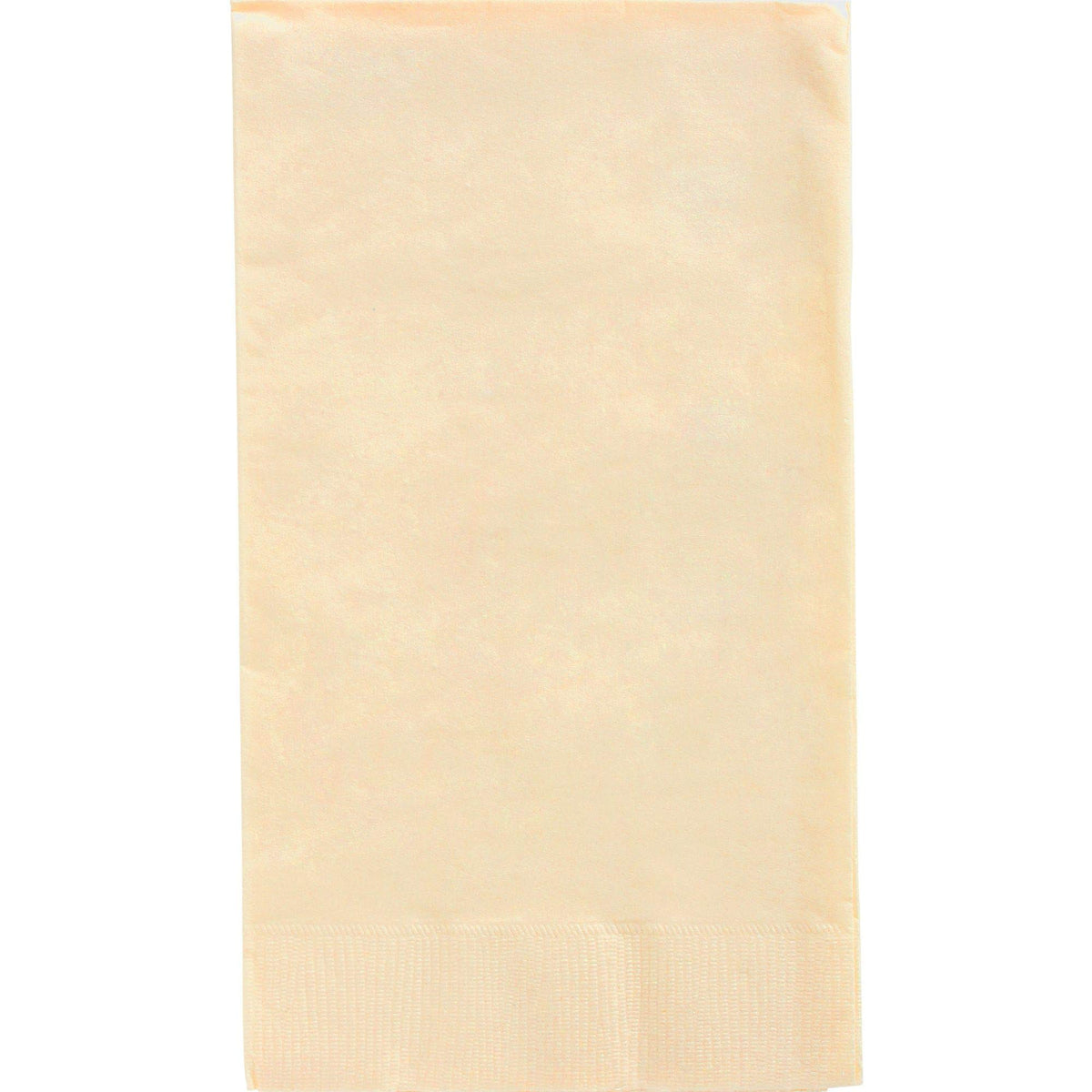 Vanilla Creme 2-Ply Guest Towels - 8" x 4" (Pack Of 40) - Luxury Paper Hand Towels For Parties & Events