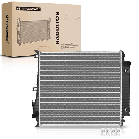 A-Premium Engine Coolant Radiator Assembly with Transmission Oil Cooler Compatible with Ford Explorer, Explorer Sport Trac & Mercury Mountaineer, 2007-2010, 4.0L 4.6L
