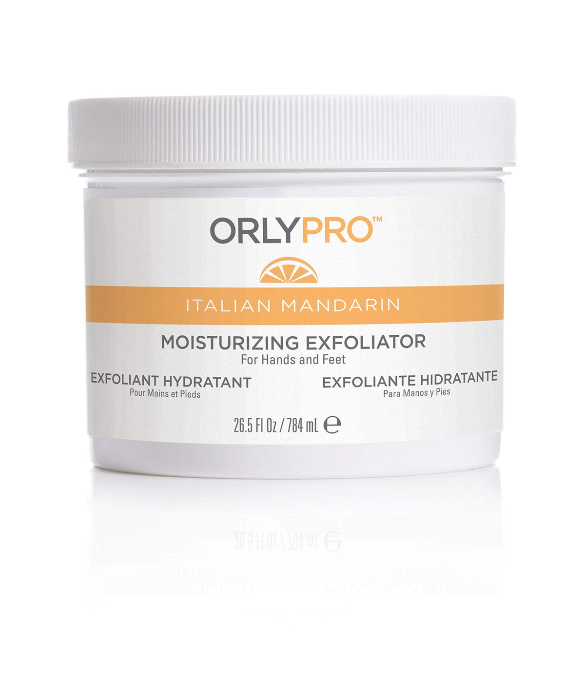 Orly Moisturizing Exfoliator for Hands and Feet, 26.5 Fl Oz/ 784 ml