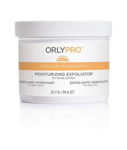Orly Moisturizing Exfoliator for Hands and Feet, 26.5 Fl Oz/ 784 ml