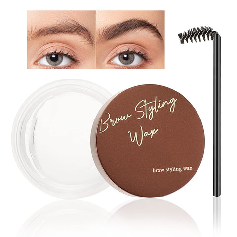 Boobeen Eyebrow Styling Wax, Waterproof Brows Soap Kit, Clear Brow Gel Shaping Definition, Buildable Natural 3D Eye Brow