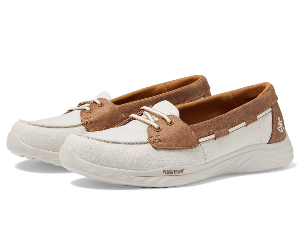 Skechers Women's ON-The-GO Ideal-Set SAIL Boat Shoe, Natural, 5.5
