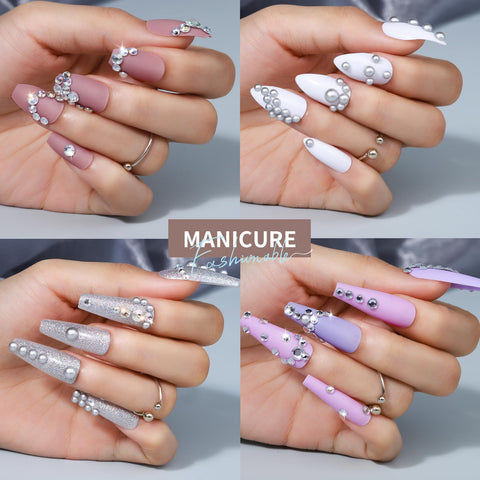 Teenitor 2582Pcs Silver Hair Jewels and Hair Gems Silver Face Gems Face Jewels Self Adhesive Hair Gems for Face, Hair, Makeup, Body 3/4/5/6/8MM