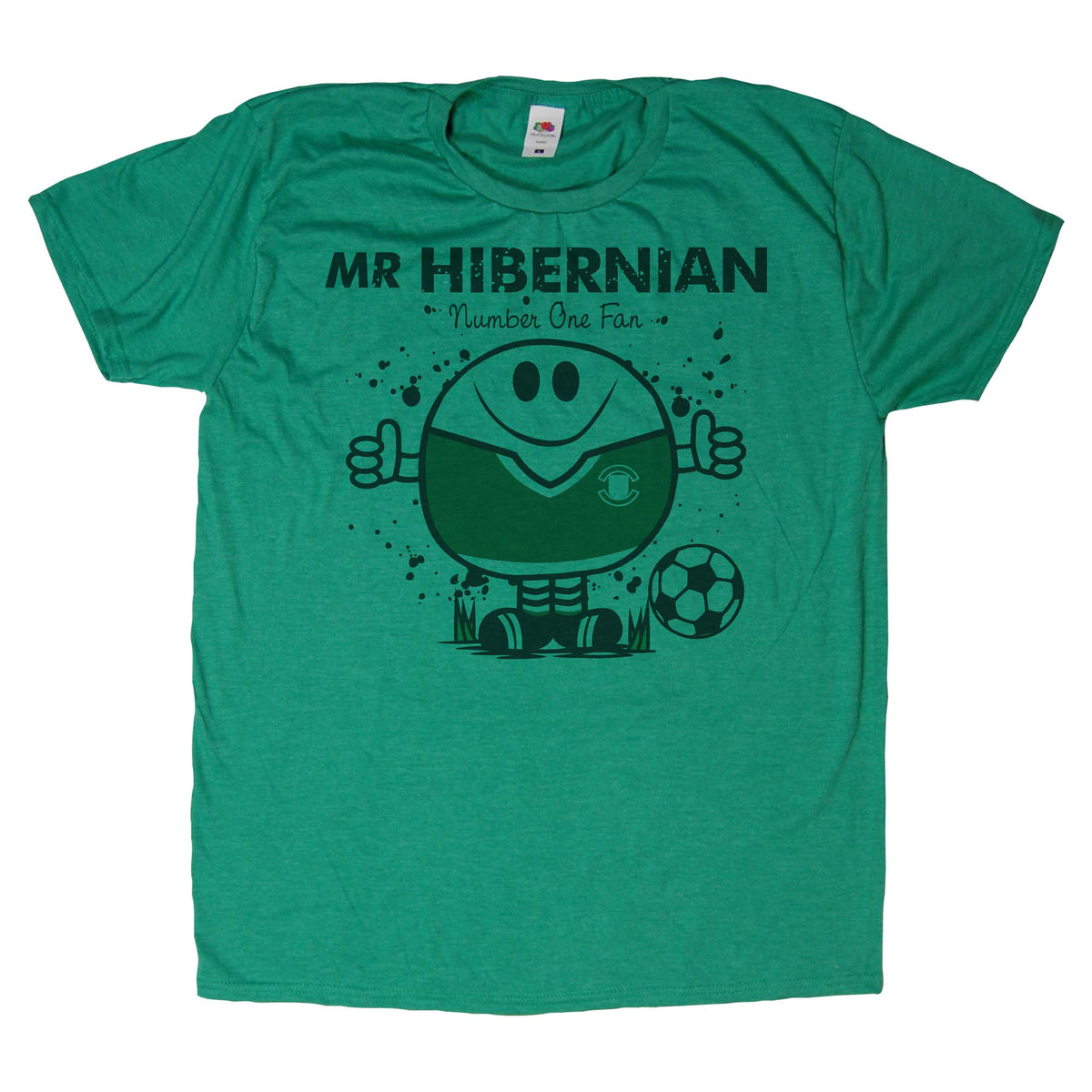 Hibernian T-Shirt. Gift for Man Football Fan Soccer Present Xmas Idea Men (Medium) Green
