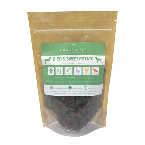 Dragonfly Products Grain Free Training Treats for Dogs and Puppies | 1000 Natural Healthy Treat Pack | 80% Poultry, 20% Potato & Sweet Potato | Hypoallergenic Snacks