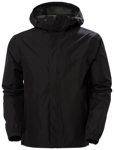 Helly Hansen Men's Rain Jacket, Black, S UK