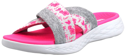 Skechers Women's Performance, On The GO 600 - Blooms Sandal, White/Multi, 11 M US