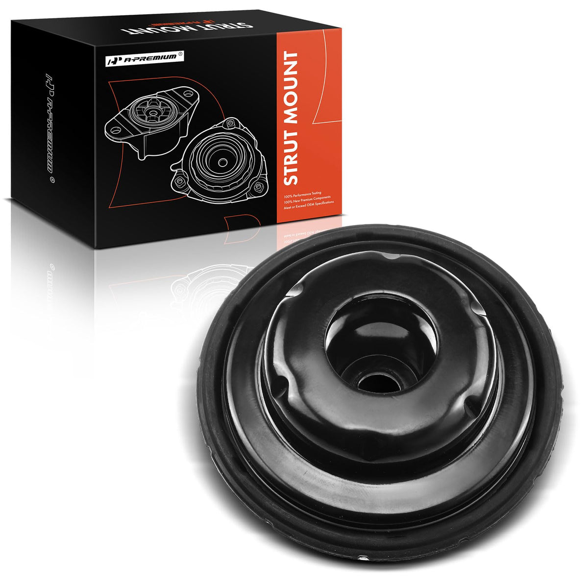 A-Premium Front Driver or Passenger Side Suspension Strut Mount Compatible with Chevrolet Cruze Volt 2011-2015 Cruze Limited 2016 Buick Verano Cascada