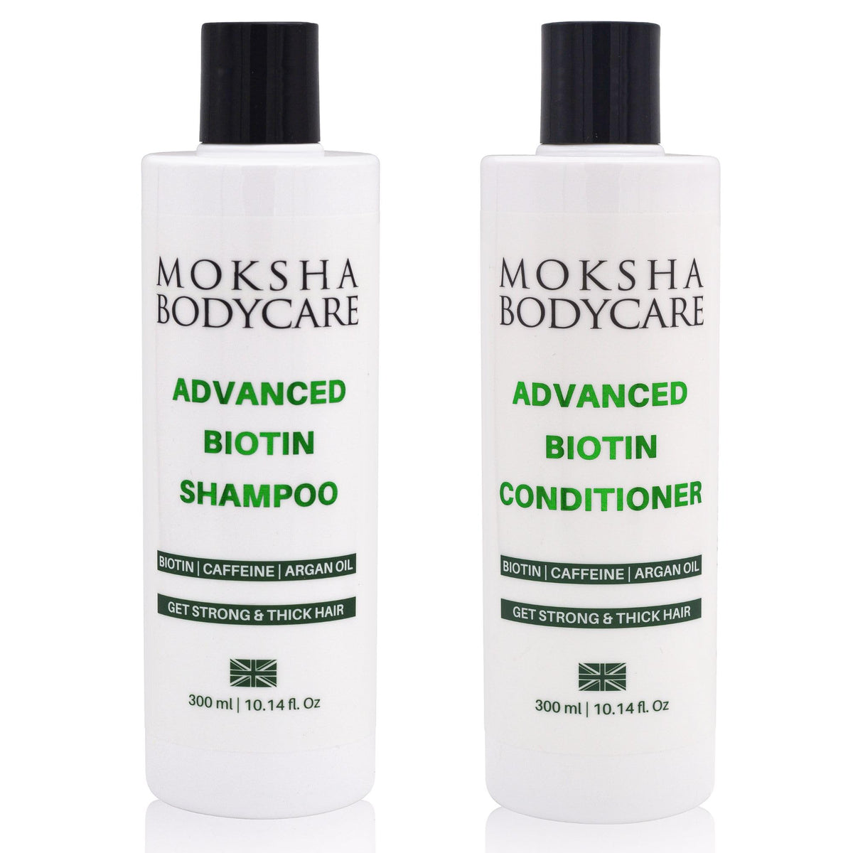 Hair Growth Shampoo and Conditioner Set for Women and Men - [Made In UK] Rosemary Shampoo | Biotin Shampoo with Rosemary Oil, Caffeine for Thinning Hair and Hair Loss | Hair Thickening Shampoo