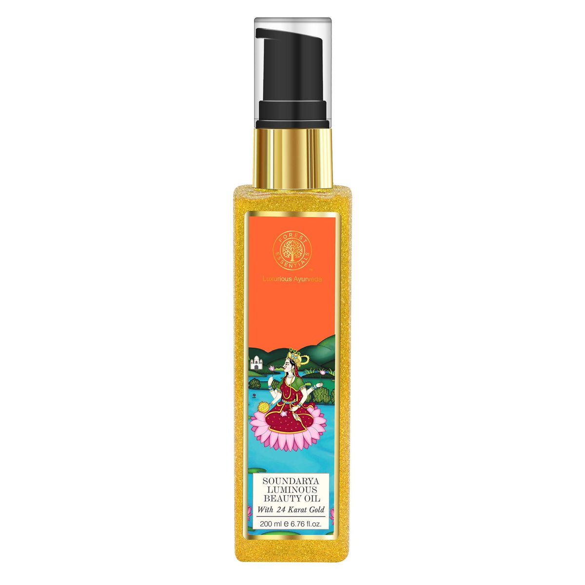 Forest Essentials Soundarya Beauty Body Oil, 200ml - - "Shipping by FEDEX/DHL"