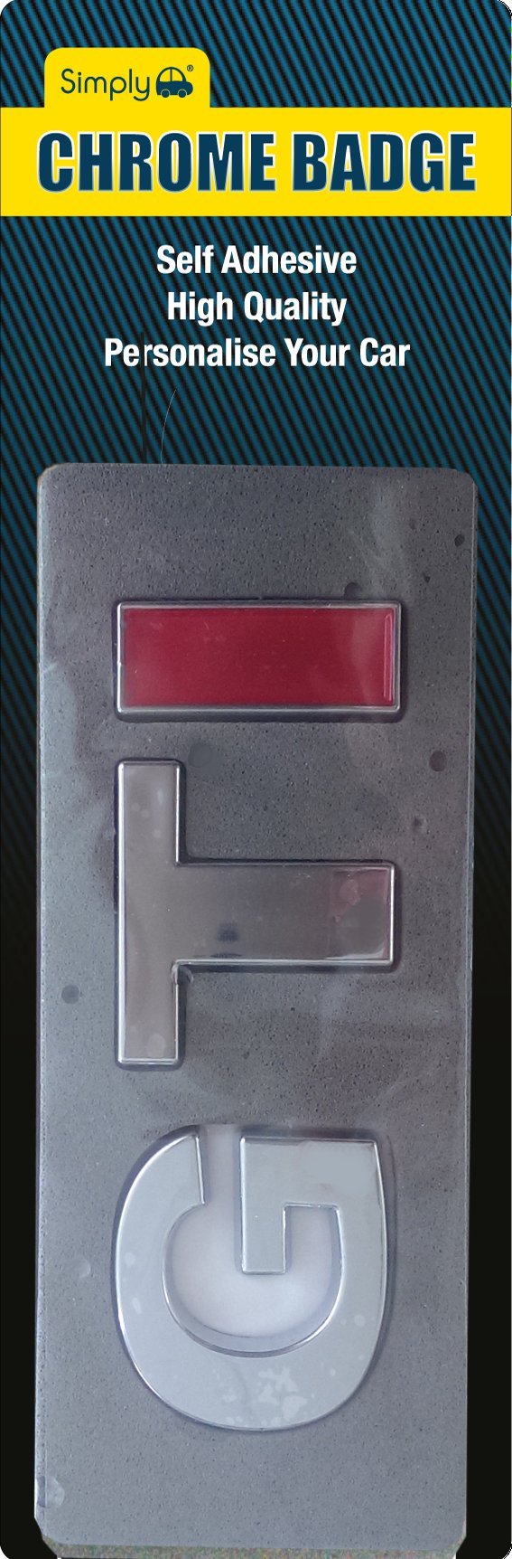 Simply CB51 GTI Styling Badge, Chrome