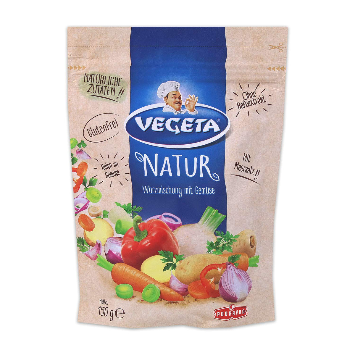 PODRAVKA VEGETA NATUR SEASONING 150G