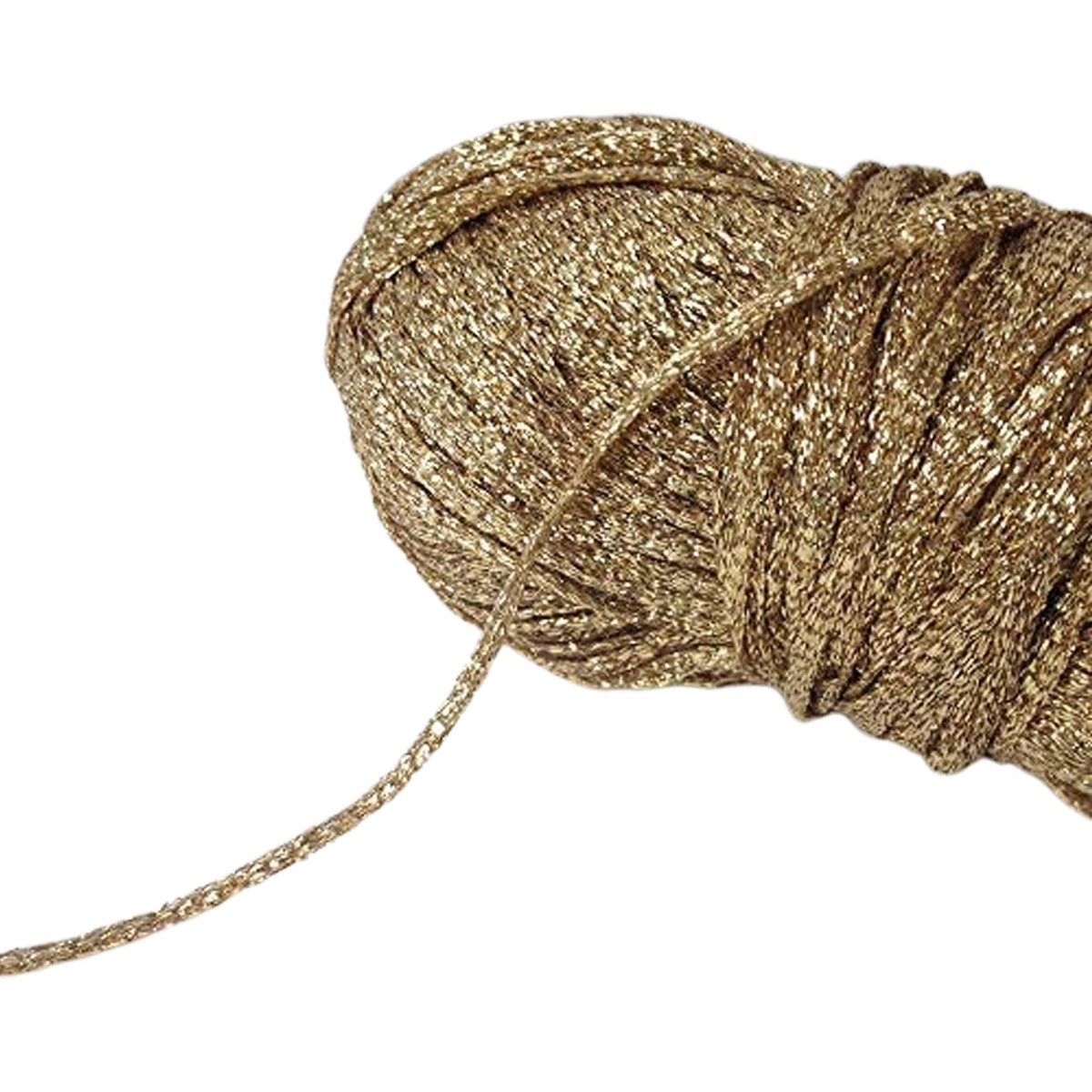 Metallic Gold Yarn Ball - Glitter, Lurex & Sparkle Yarn
