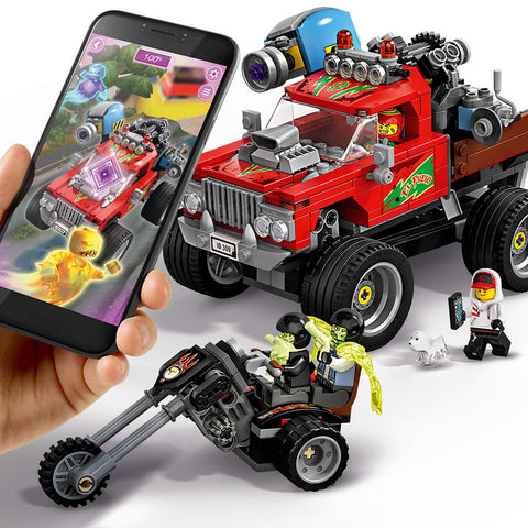 LEGO Hidden Side El FuegoÃƒÆ’Ã‚Â¢ÃƒÂ¢Ã¢â‚¬Å¡Ã‚Â¬ÃƒÂ¢Ã¢â‚¬Å¾Ã‚Â¢s Stunt Truck 70421 Building Kit, Ghost Playset for 8+ Year Old Boys and Girls, Interactive Augmented Reality Playset (428 Pieces)