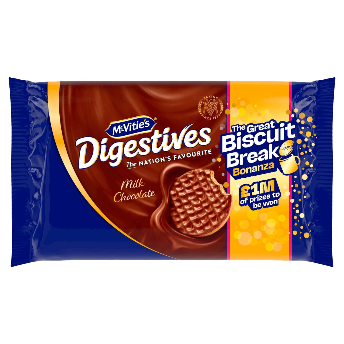 McVitie's Milk Chocolate Digestives Biscuits Twin Pack, 632 g (Pack of 1)