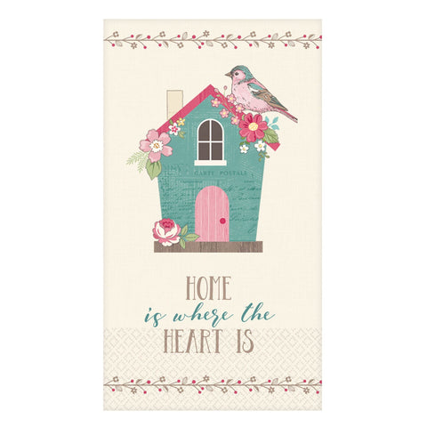 amscan Home Is Where The Heart Is Guest Paper Towels - 8" x 4" | Multicolor | Pack of 16