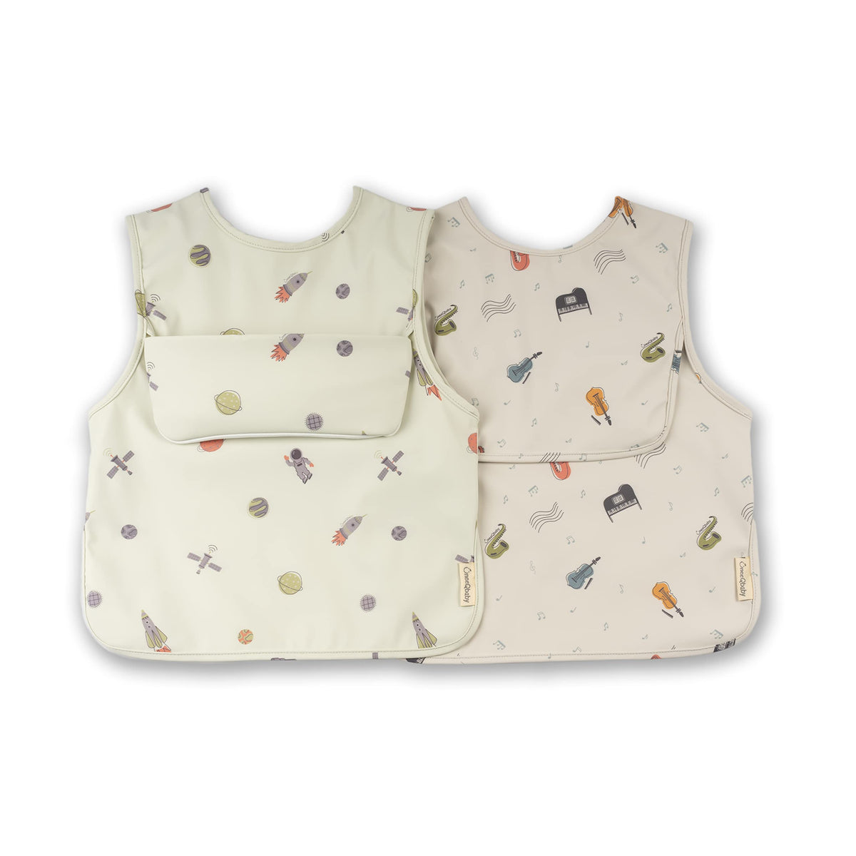 ÃƒÆ’Ã†â€™Ãƒâ€ Ã¢â‚¬â„¢ÃƒÆ’Ã¢â‚¬Â ÃƒÂ¢Ã¢â€šÂ¬Ã¢â€žÂ¢ÃƒÆ’Ã†â€™ÃƒÂ¢Ã¢â€šÂ¬Ã‚Â¦ÃƒÆ’Ã‚Â¢ÃƒÂ¢Ã¢â‚¬Å¡Ã‚Â¬Ãƒâ€¦Ã¢â‚¬Å“neeQbaby Waterproof Baby and Toddler Bibs - Pack of 2, Short Sleeve Oeko-TEX for Feeding and Messy Play with Chest Pocket, Coverall MocK