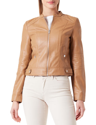 VERO MODA Women's Vmlove Love Short Coated Jacket, Bistre, M