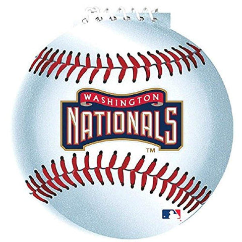 Amscan 393737 Washington Nationals Major League Baseball Collection Note Pads, Party Favor | 8 piece