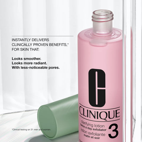 Clinique Clarifying Lotion Facial Exfoliator, Combination Oily Skin, 2 fl. oz.