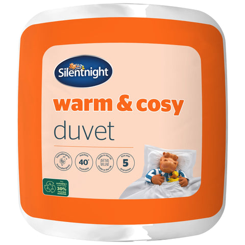 Silentnight Warm & Cosy Super King 13.5 Tog Winter Duvet - Extra Warm Thick Heavyweight Cosy Winter Quilt Duvet Ideal for Cold Nights - Hypoallergenic and Machine Washable - Super King - 260x220cm