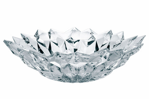 Nachtmann Quartz Collection Crystal Bowl, 12.6 Inches, Clear, Decorative Glass Bowl for Fruit, Kitchen, Centerpieces, and Other Home DÃƒÂ©cor, Dishwasher Safe