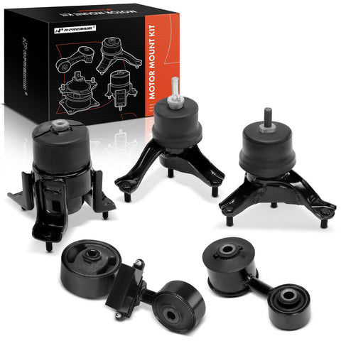 A-Premium 5PCS Engine Motor Mount Transmission Mount and Torque Strut Mount Set Compatible with Toyota Camry 2002 2003 2004 2005 2006, 2.4L, Manual Transmission, Replace# 123620A020