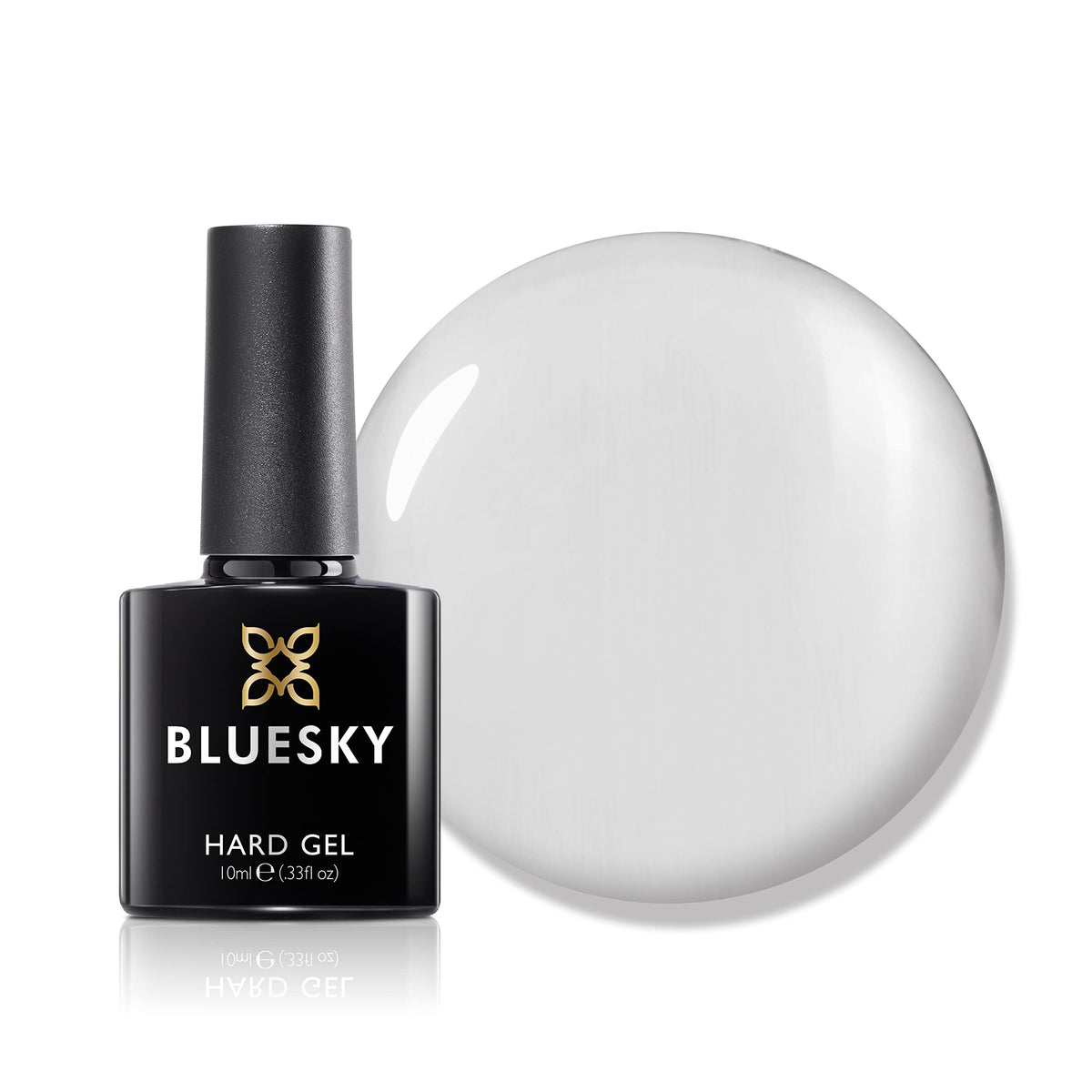 Bluesky Gel Nail Polish, Hard Gel, Builder Gel and Strengthener Gel for Hard, Strong Nails, Extensions and Growth, Clear, 10 ml (Requires Curing Under LED or UV Lamp)
