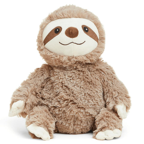 warmies Sloth heatable French Lavender Scented Stuffed Animal - Cute Soft and Cuddly Plush Gift for All Ages