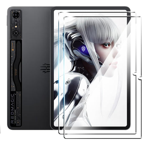 CAUHENYEE Screen Protector for RedMagic Nova Gaming Tablet 10.9 Inch 2024 Tempered Glass, Pack of 2 Protective Glass Film, HD Clear Screen Protector for RedMagic Nova Gaming Tablet 10.9 inch, 9H
