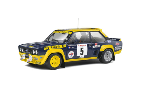 solido S1806003 1:18 Fiat 131 Abarth #5 Tour de Corse 1977 Collectible Miniature car, Multi